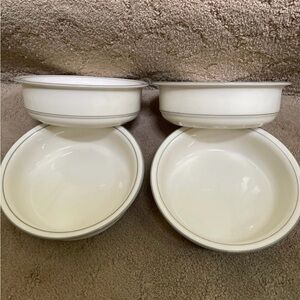 Vintage Ceramic Lenox Bowls Chinastone / Cereal and Soup Bowls